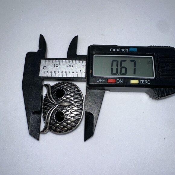 Vintage Owl Hoot Owl Bird Cocktail Stretch Ring ONE SIZE Preowned - Picture 7 of 7